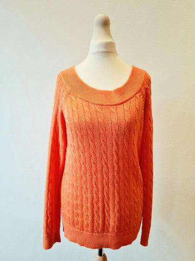 Ralph Lauren Orange Jumper Medium