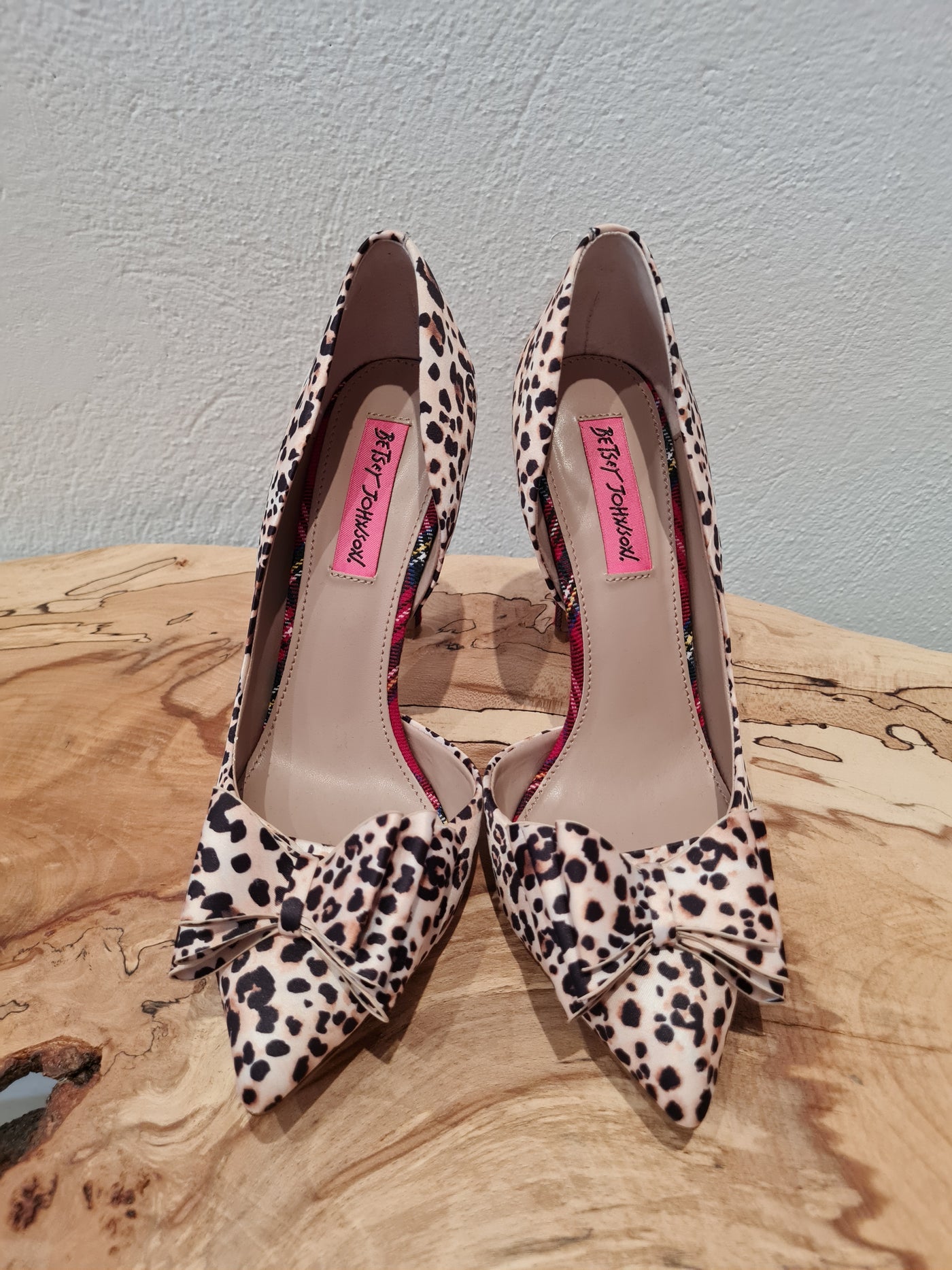 Betsey Johnson Leopard/Tartan Shoes – The Wardrobe - Main Image