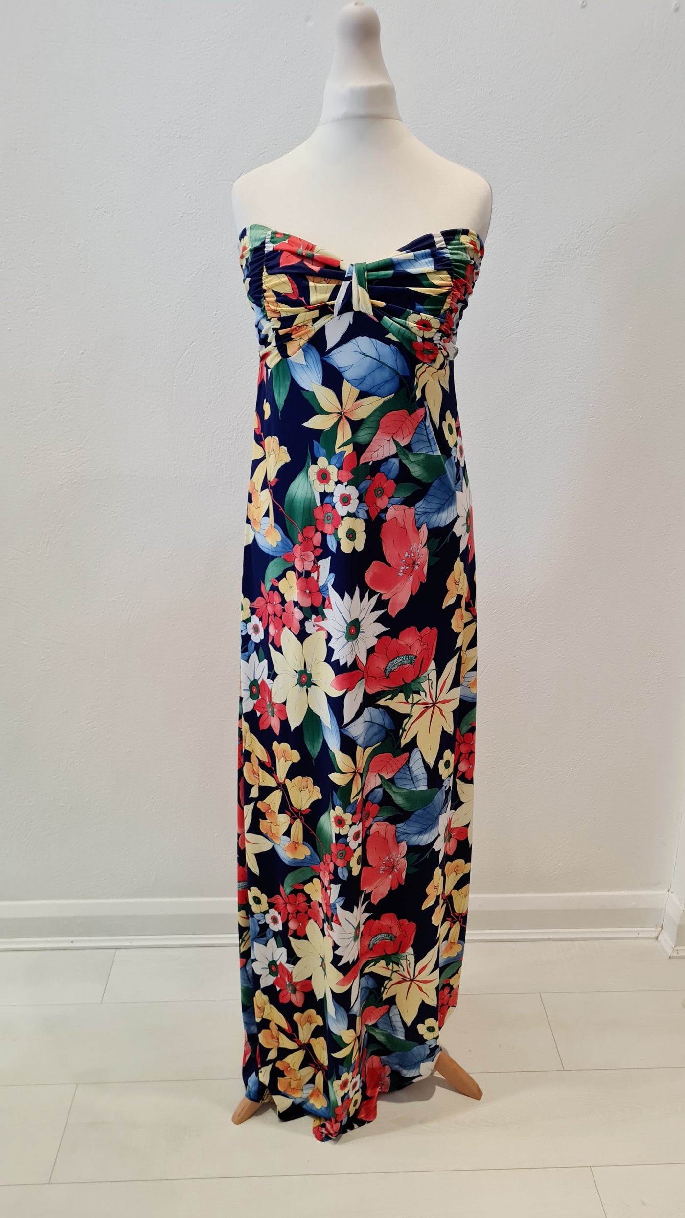 Floral Strapless Maxi Size 14