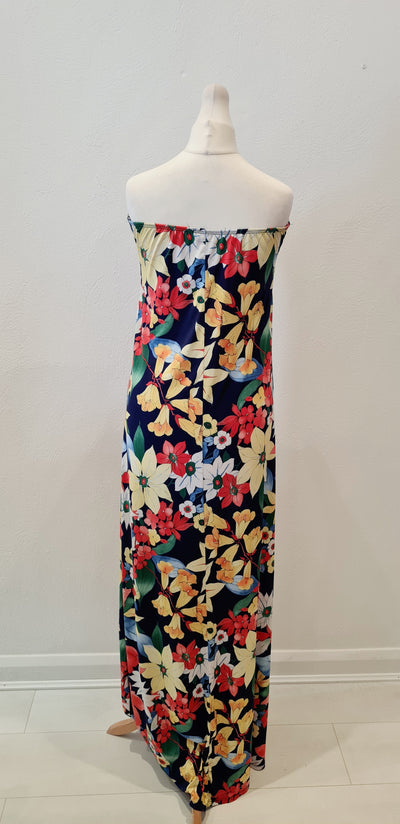 Floral Strapless Maxi Size 14