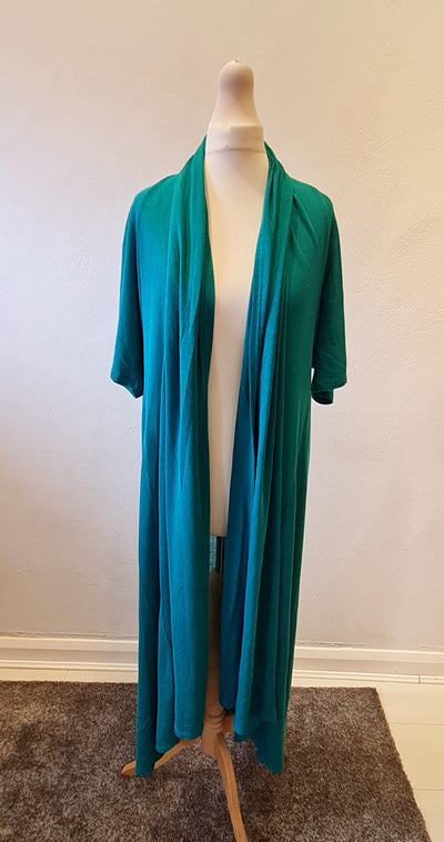 South Lodge Teal long Cardigan New 14