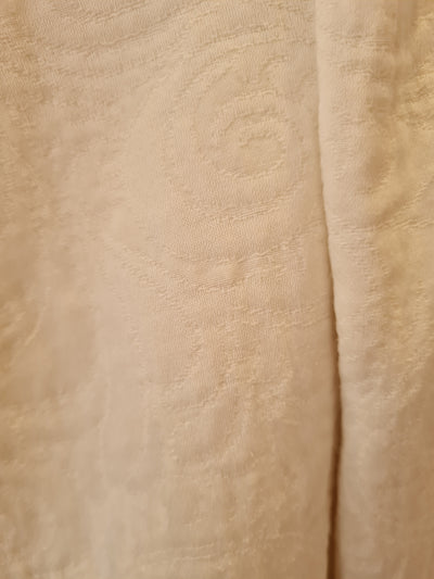 Zara White patterned cropped jacket XS