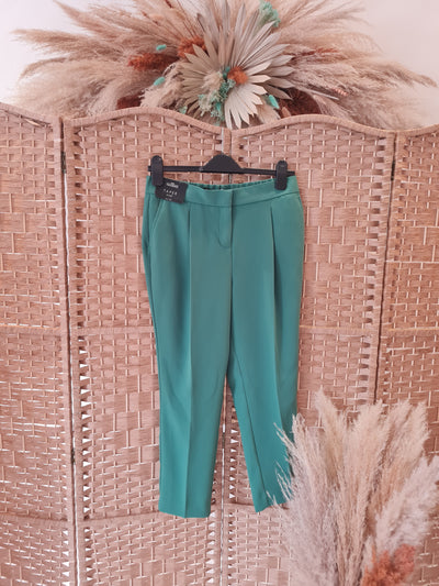 Next Green Trouser Size 10 Petite New RRP £28