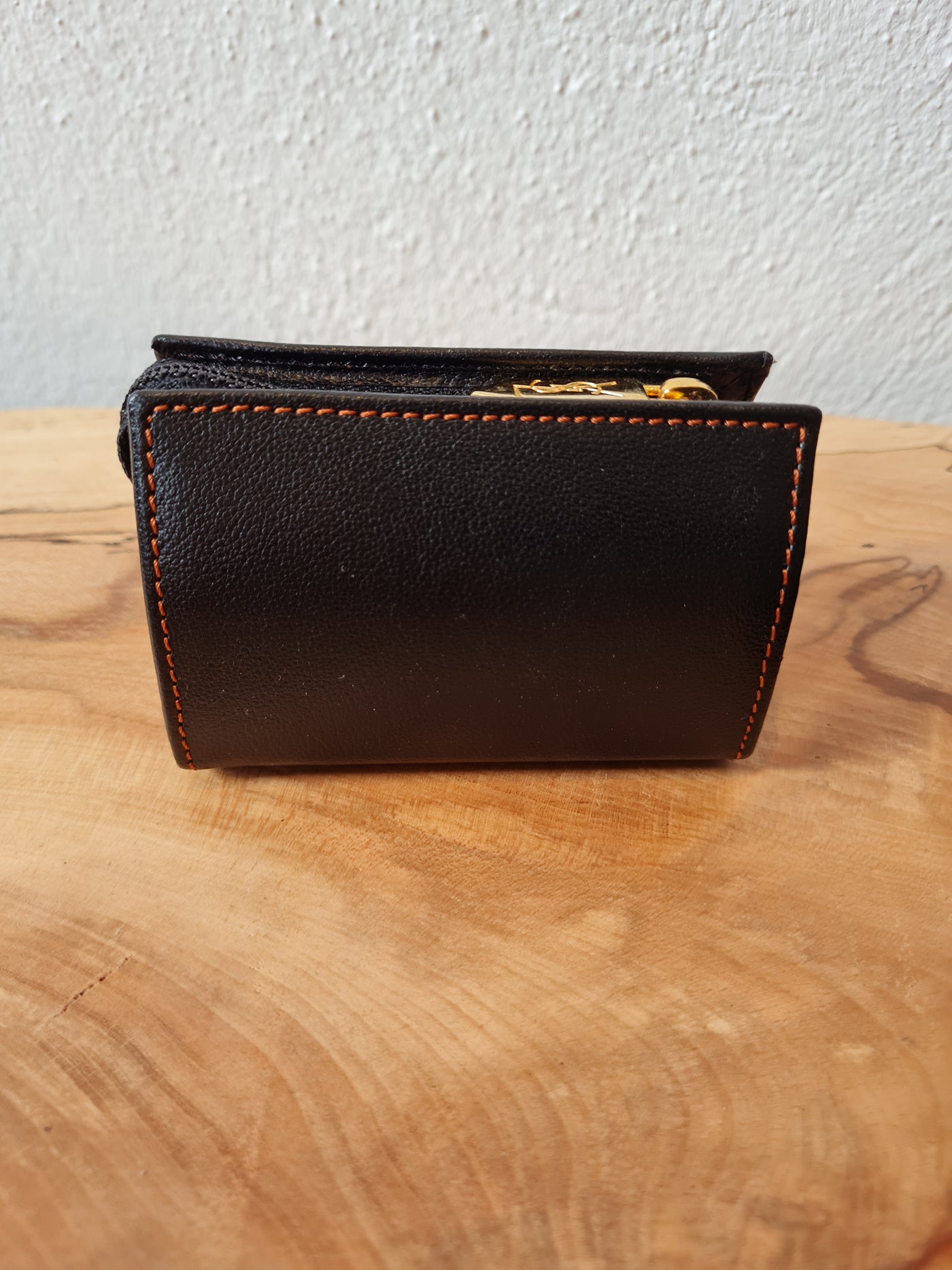 YSL Vintage 1980s Black coin Purse New