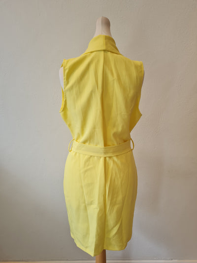 BooHoo Lemon double breasted blazer/dress Size 8 (New)