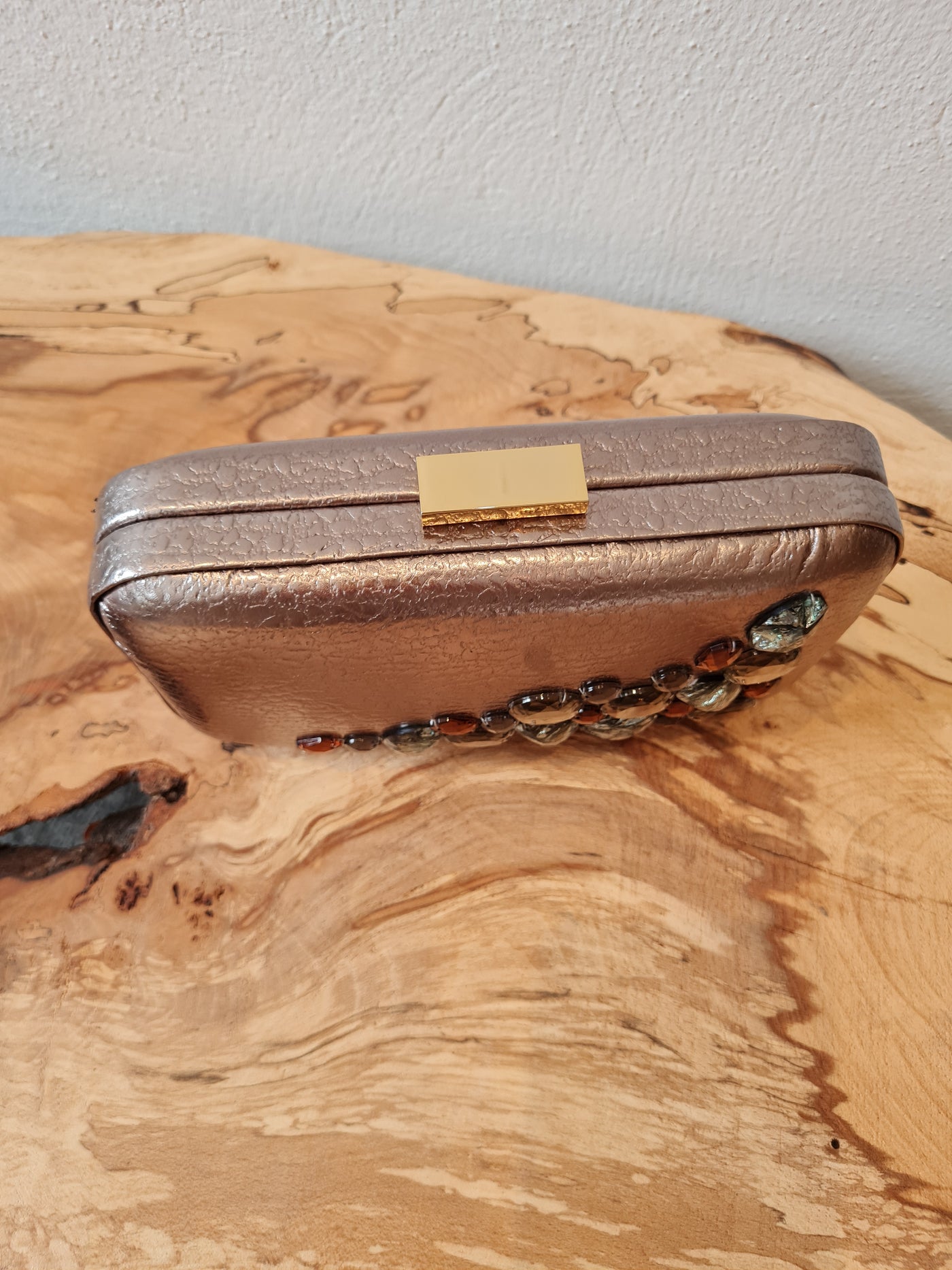 Biba Lydia box Jewelled Clutch