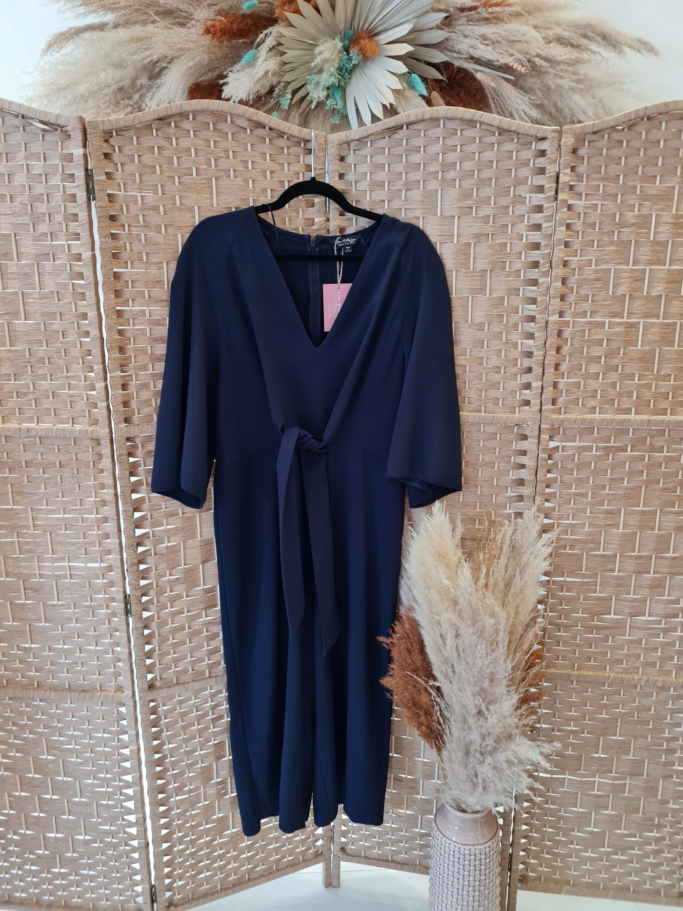 Miss Selfridge Navy Jumpsuit 14