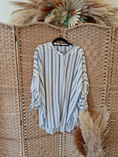 Stripe Linen Shirt M/L
