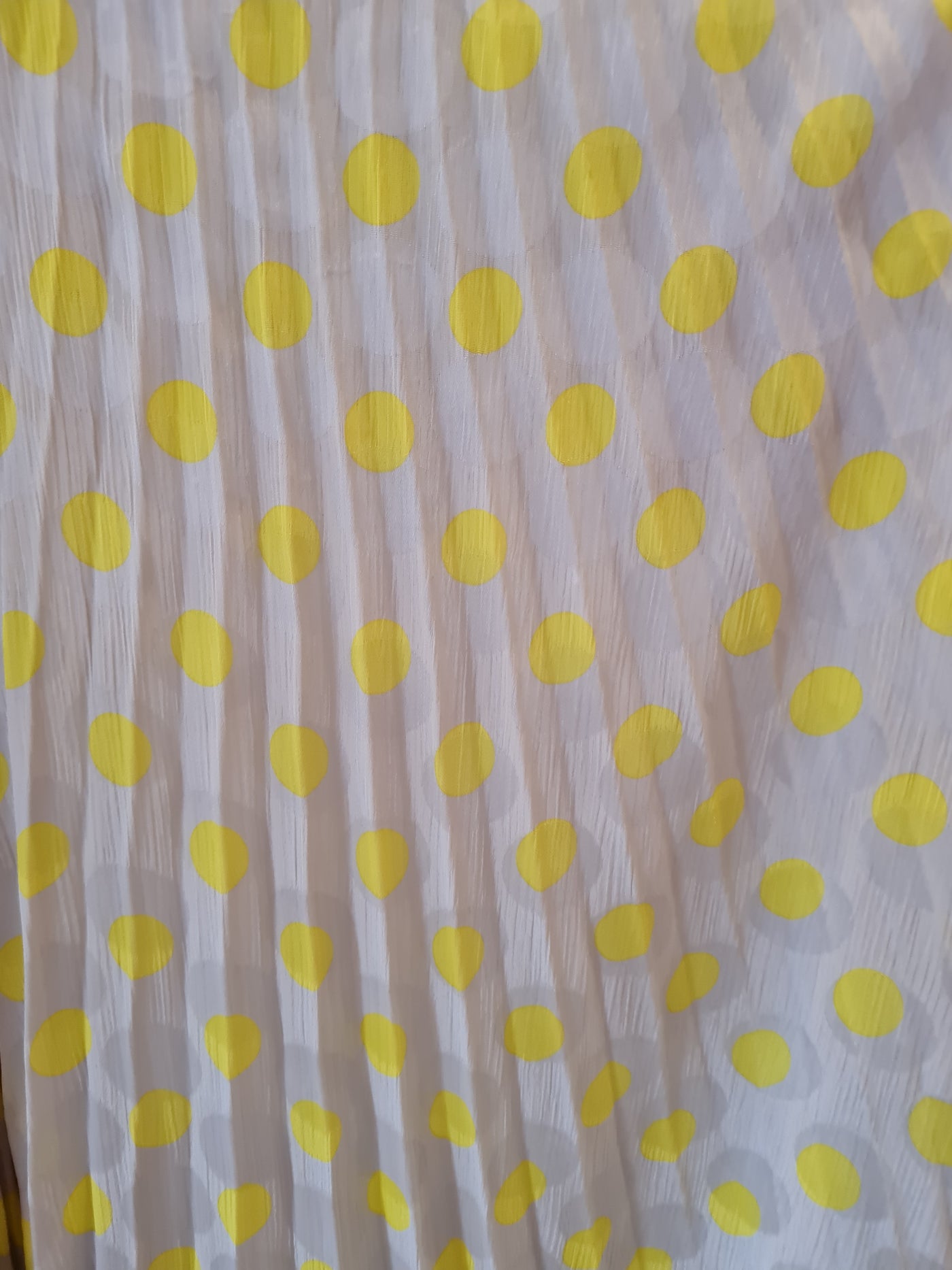 Zara Yellow Spot Skirt M