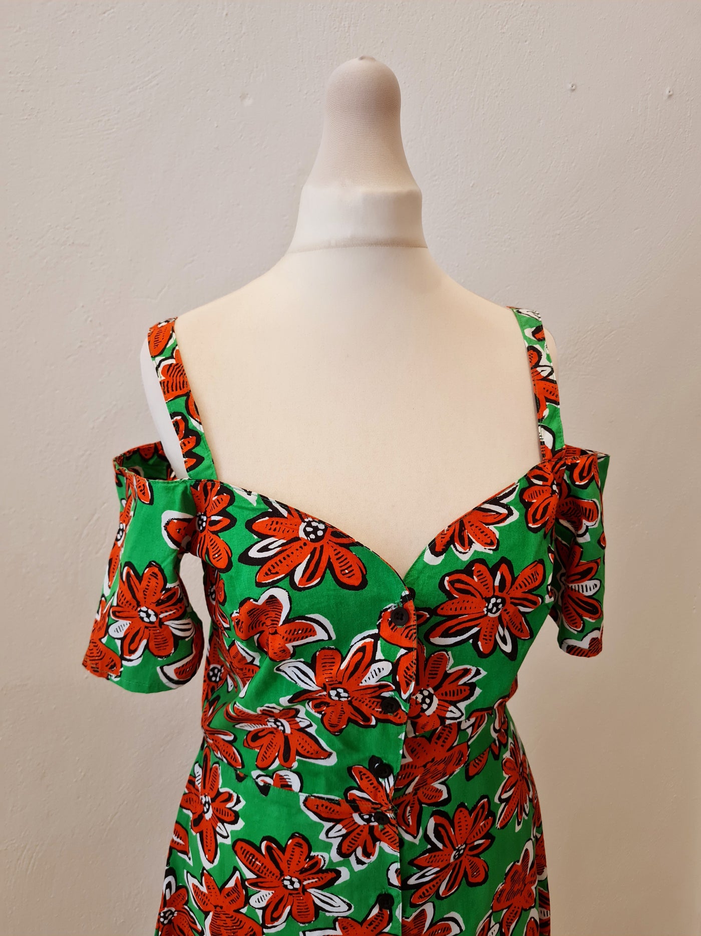 warehouse green floral dress Green Warehouse Daisy Floral Print Chiffon Maxi Dress