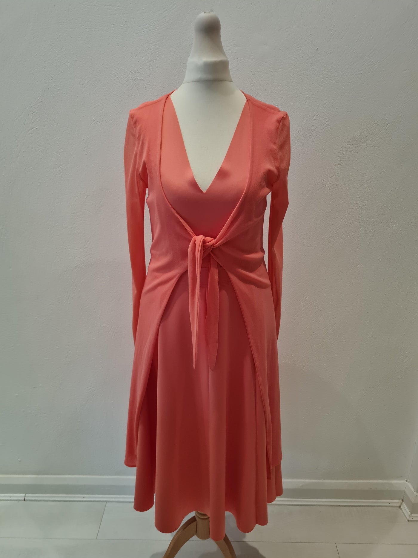Sistes Coral Dress & Wrap M New £110