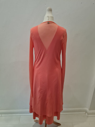 Sistes Coral Dress & Wrap M New £110