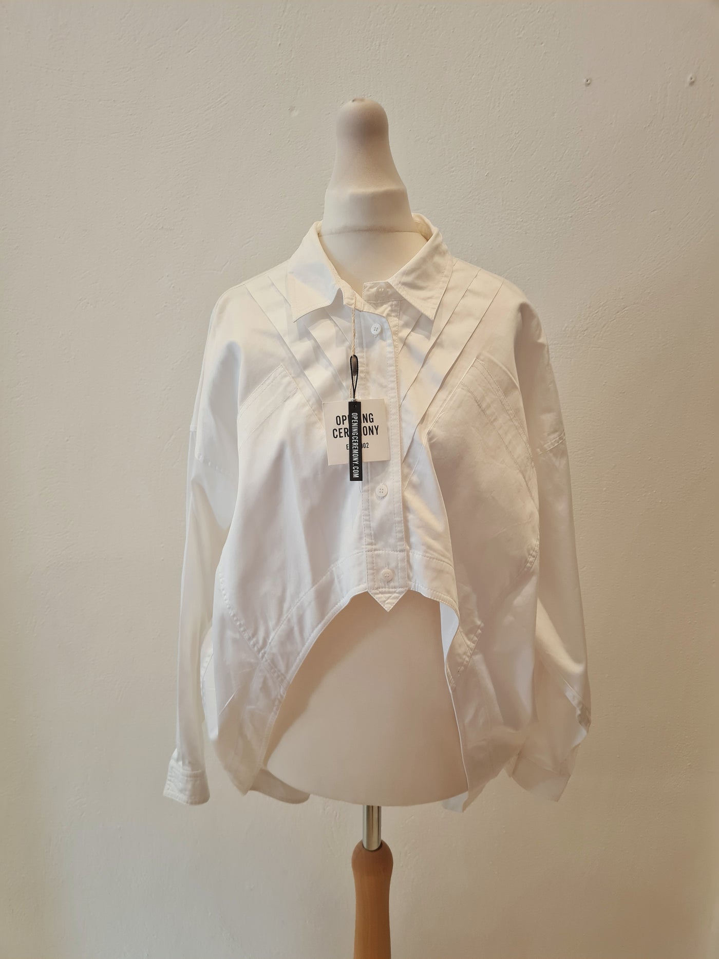 Opening Ceremony White asymetric shirt (New)