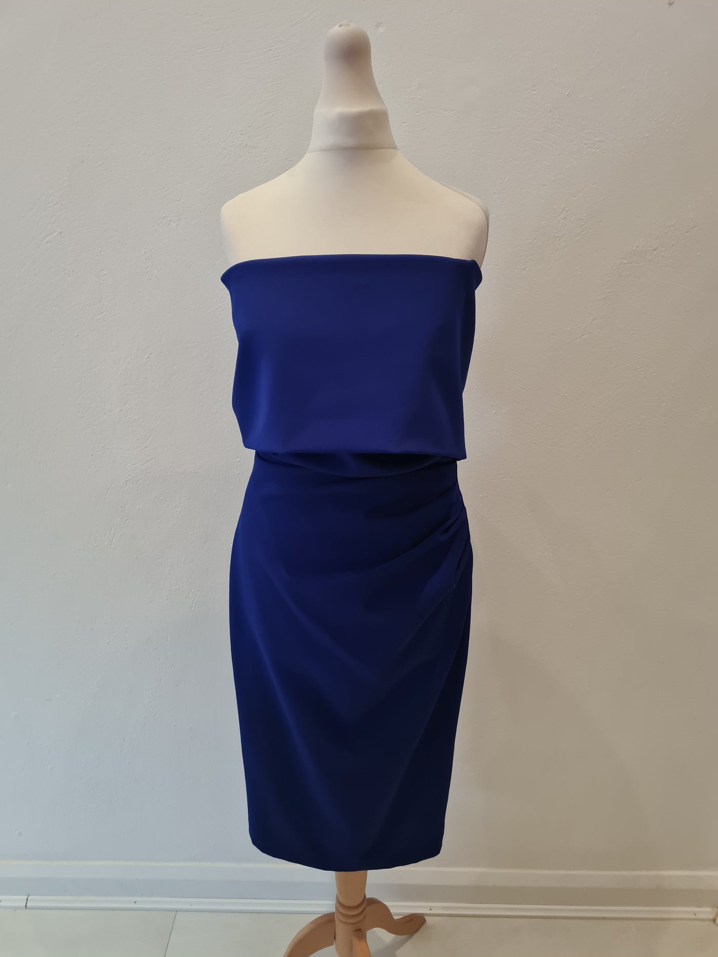 Kevan Jon Cobalt Blue Off Shoulder Dress 4 The Wardrobe Kevan Jon Cobalt Blue Off Shoulder Dress 4 The Wardrobe