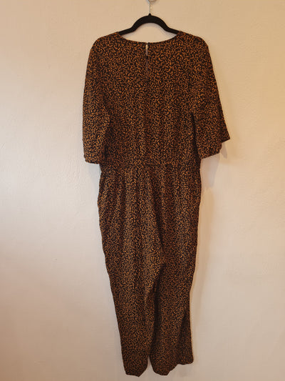 Part Two Black/Mustard Jump Suit Size 14