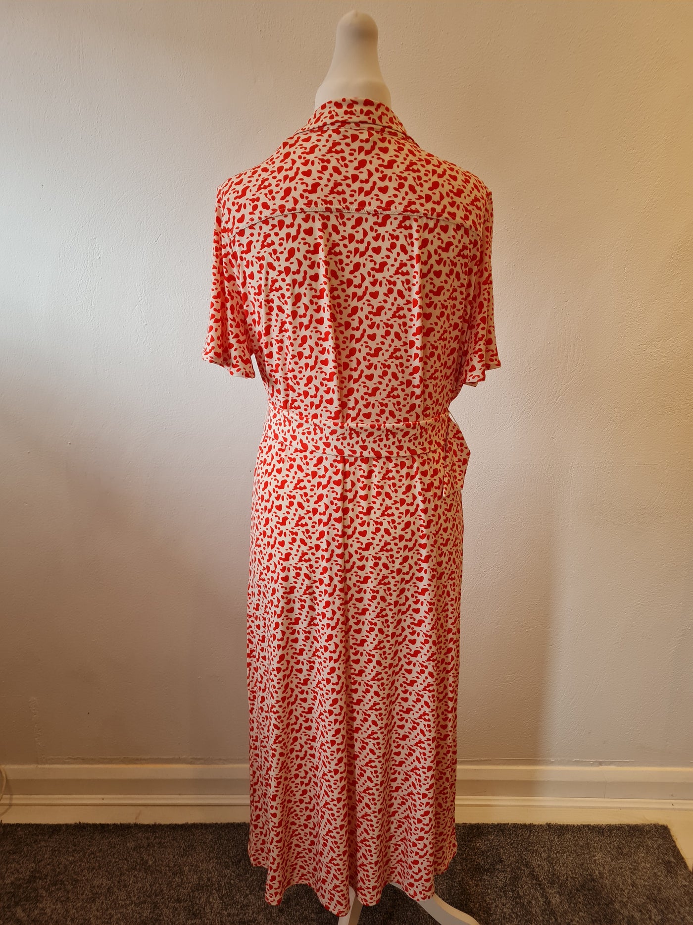 Ruth Langsford Orange Print Maxi Dress Size XL