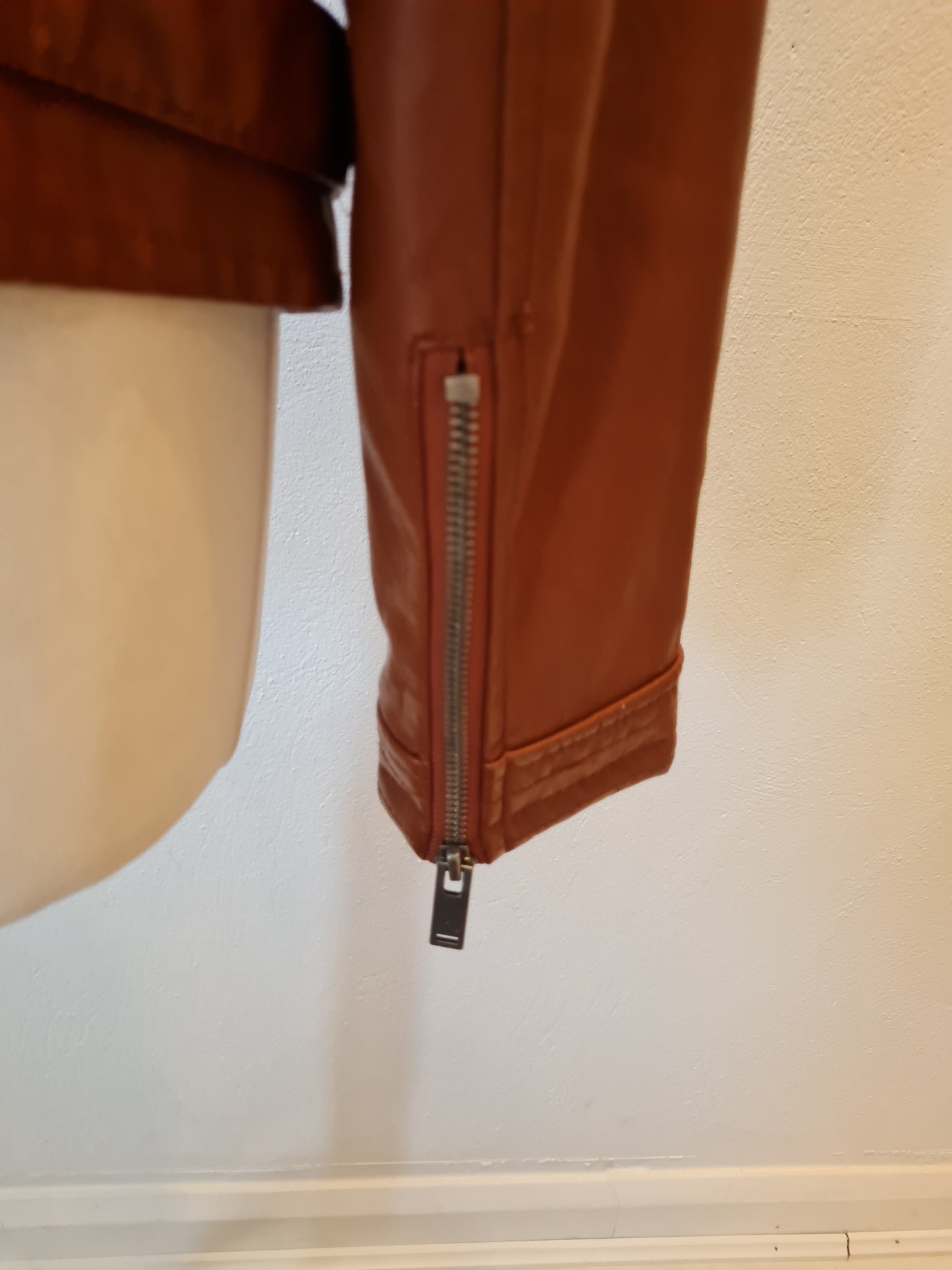 Pepe Jeans Brown Leather Jacket M – The Wardrobe
