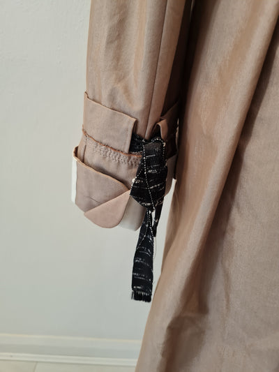 Paule Ka beige button back trench 8