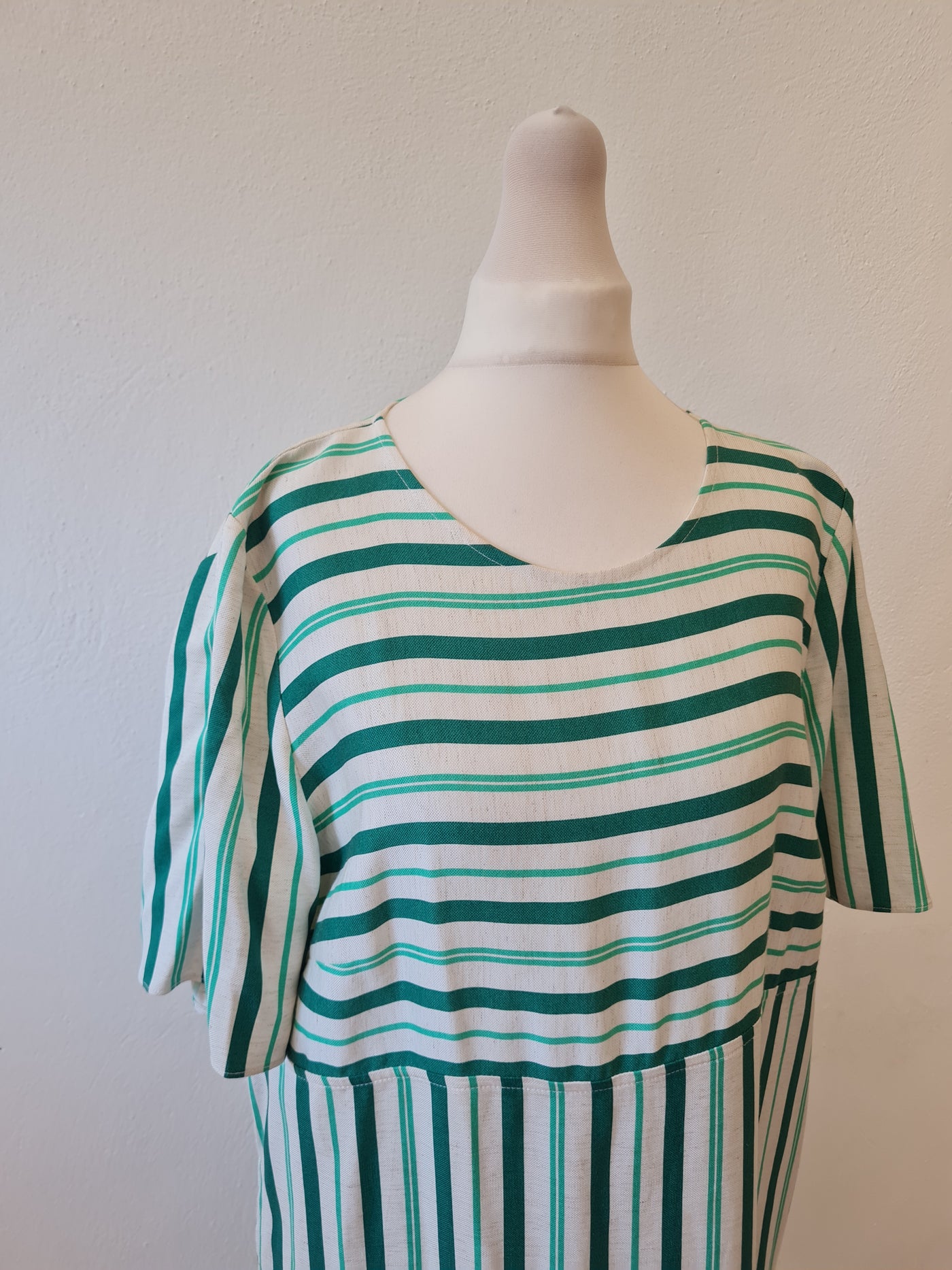 Oliver Bonas Green stripe dress Size 14
