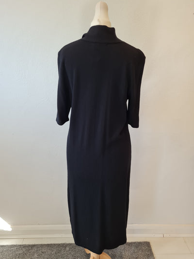 Adrienne Vittadini Black wool Dress L