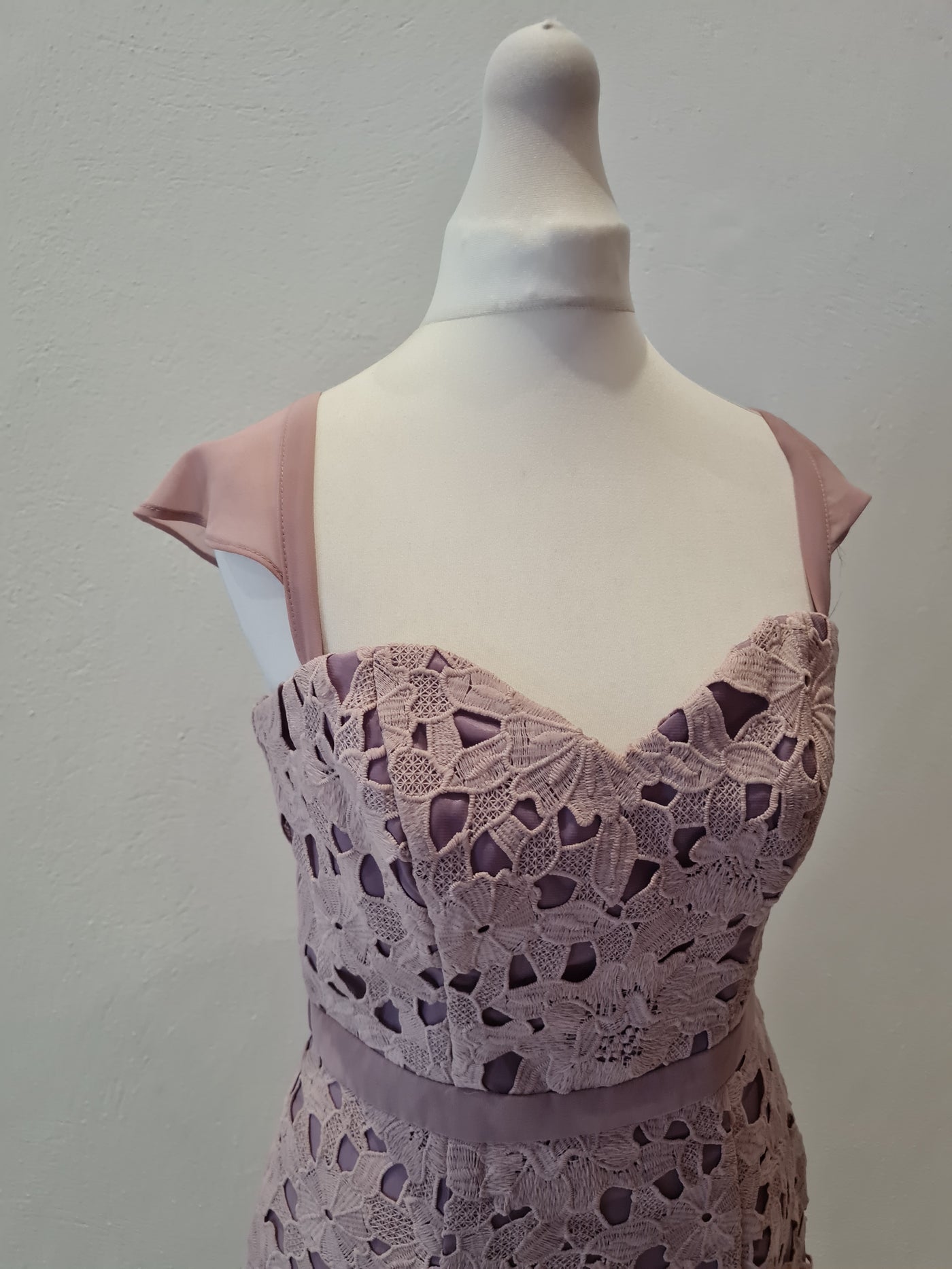 Chi Chi London Mauve Dress 8