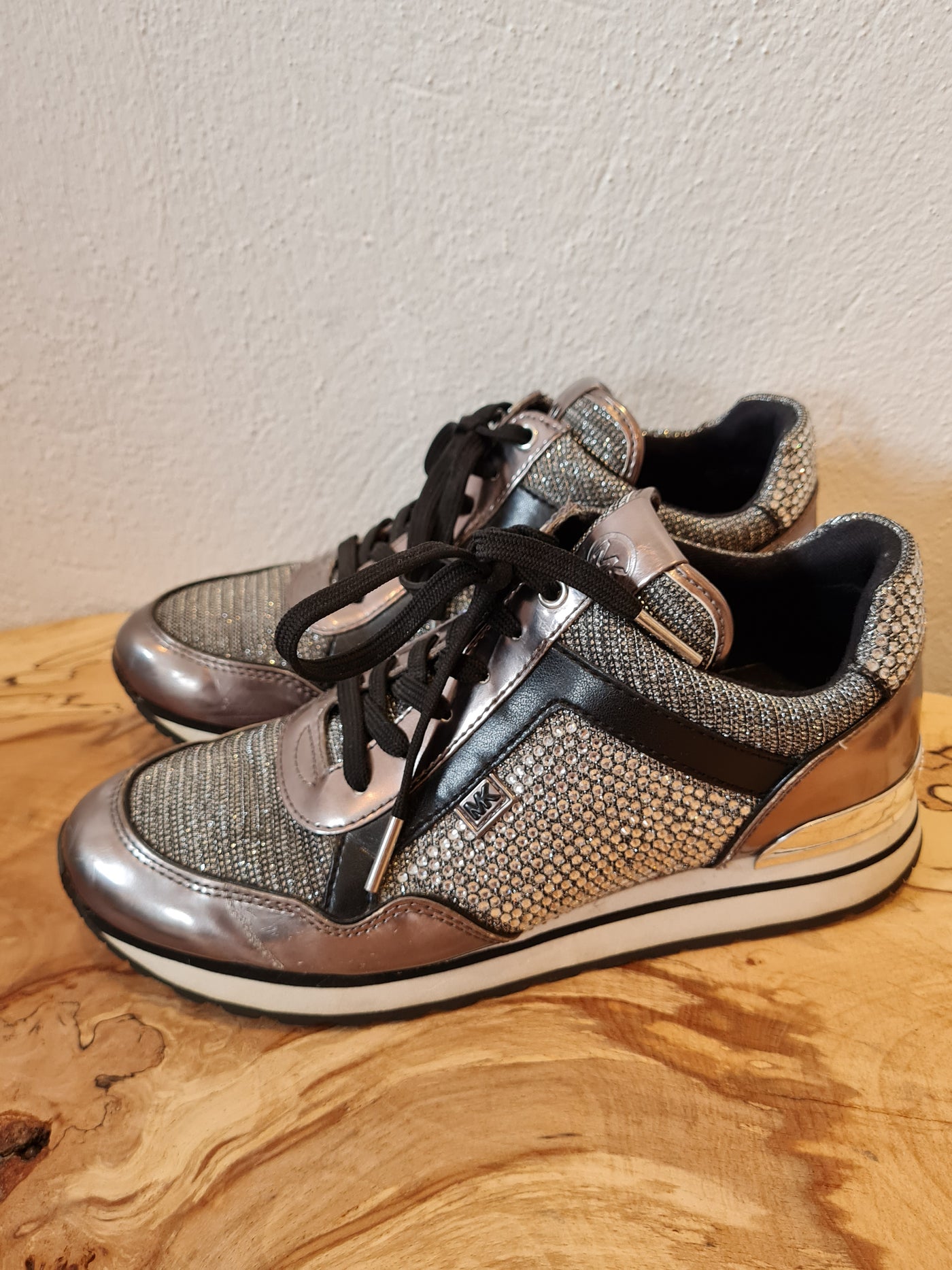 Michael Kors Pewter Trainers 4