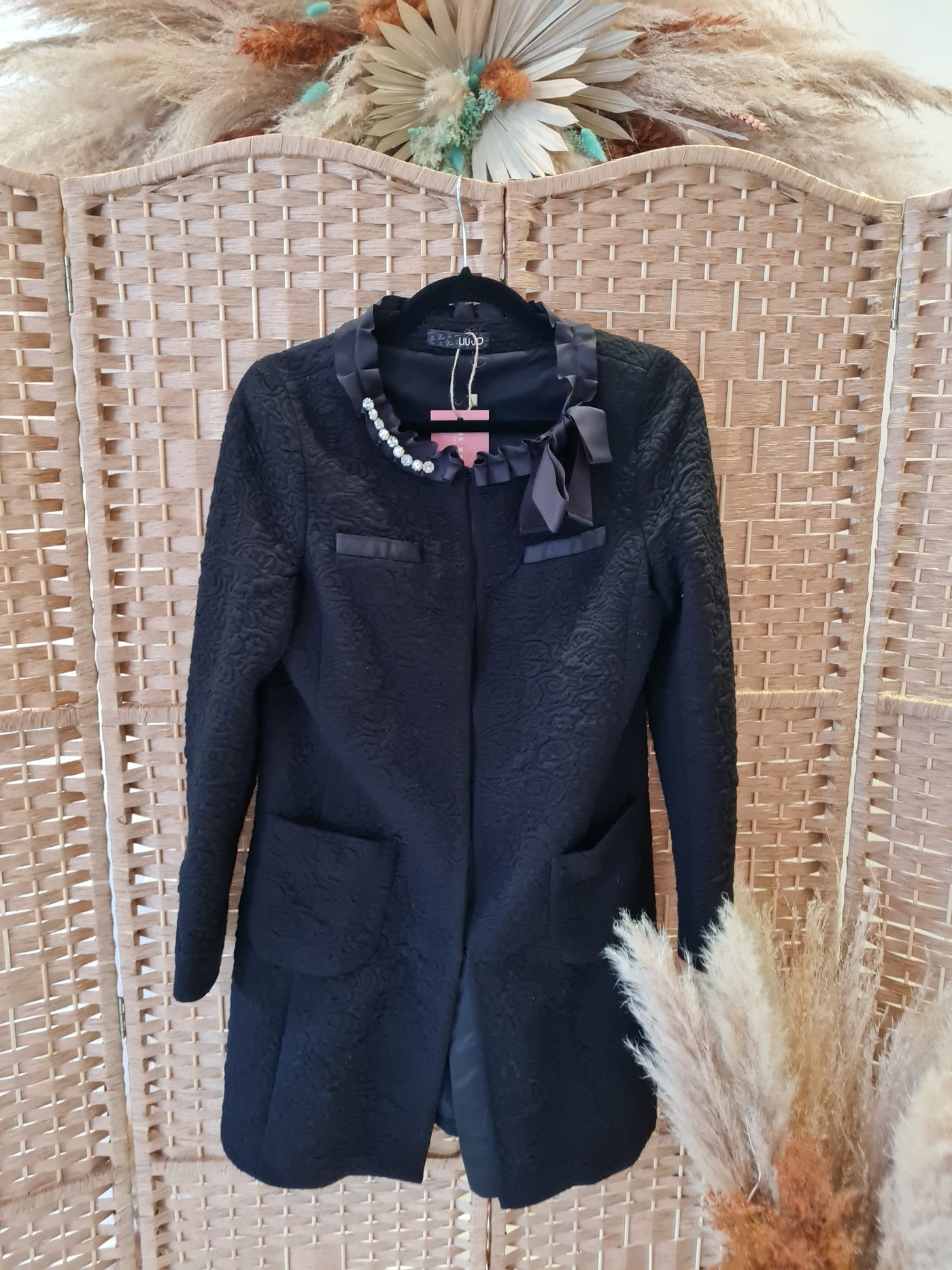 Liu Jo  Black Coat Size 10