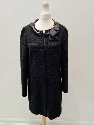 Liu Jo  Black Coat Size 10