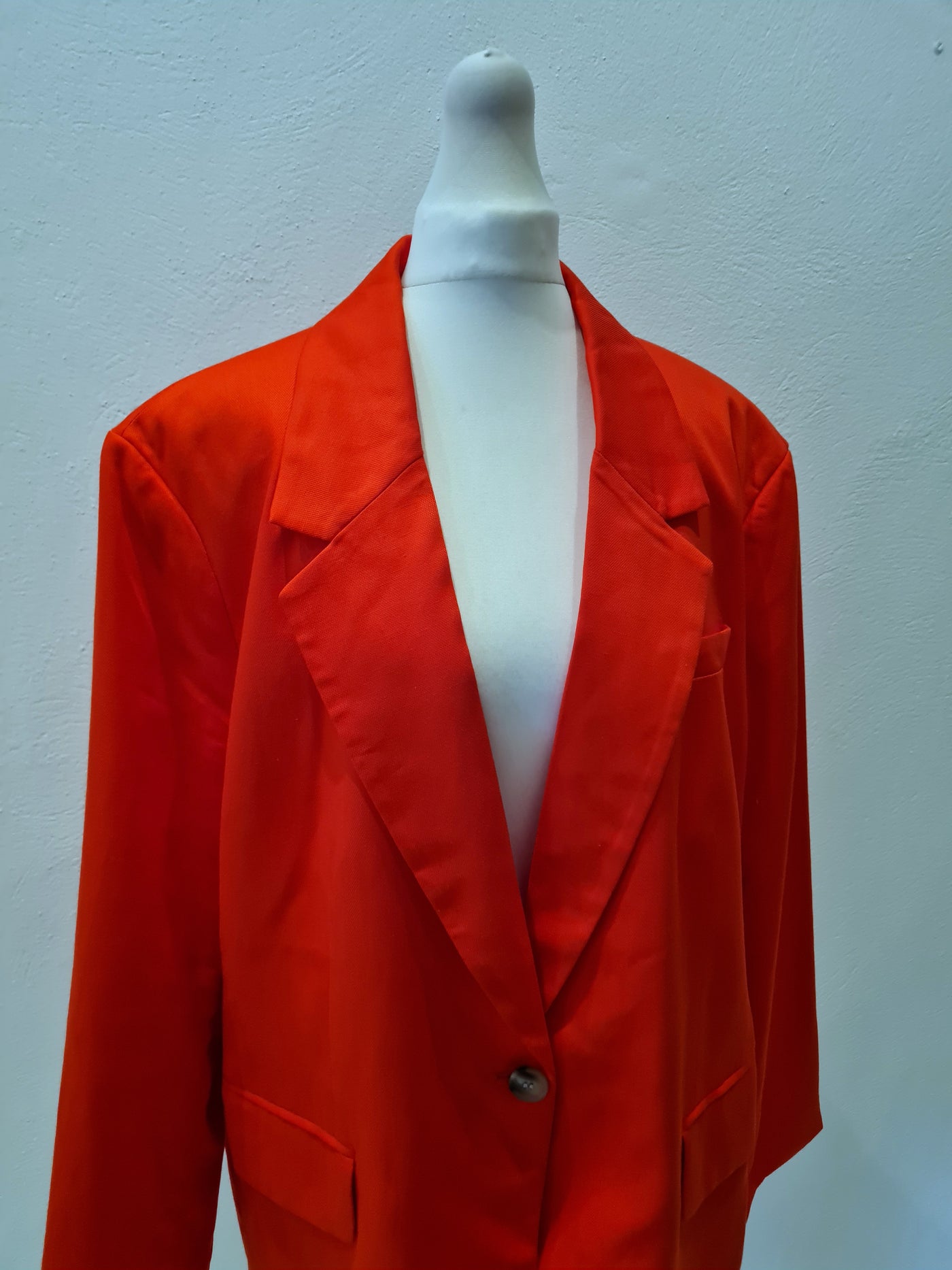 H&M longline orange blazer L