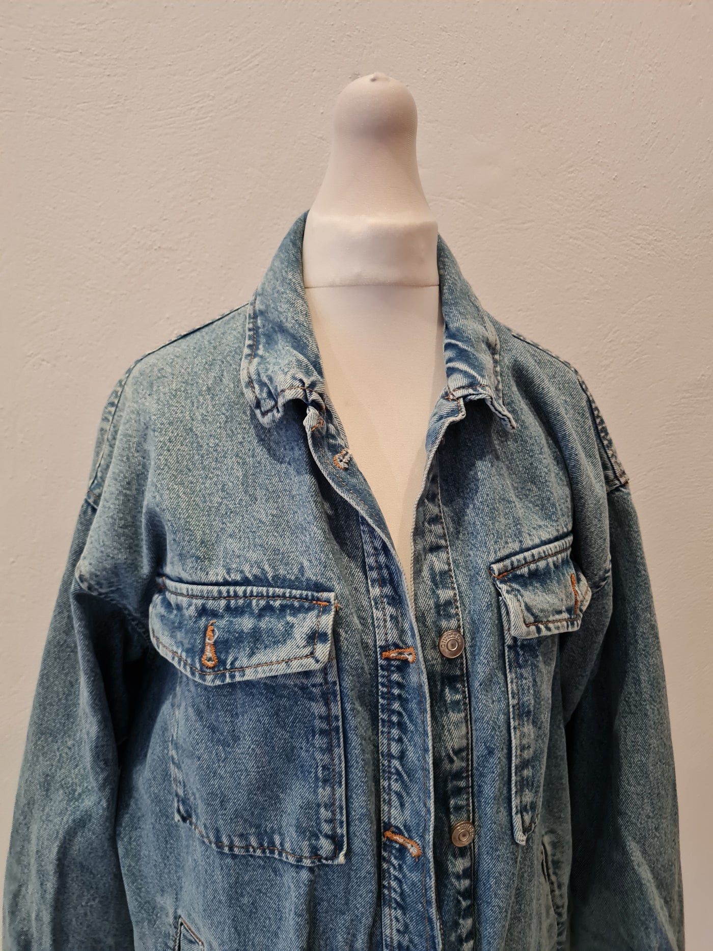 H&M Longline Denim Jacket S