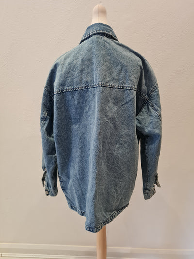 H&M Longline Denim Jacket S