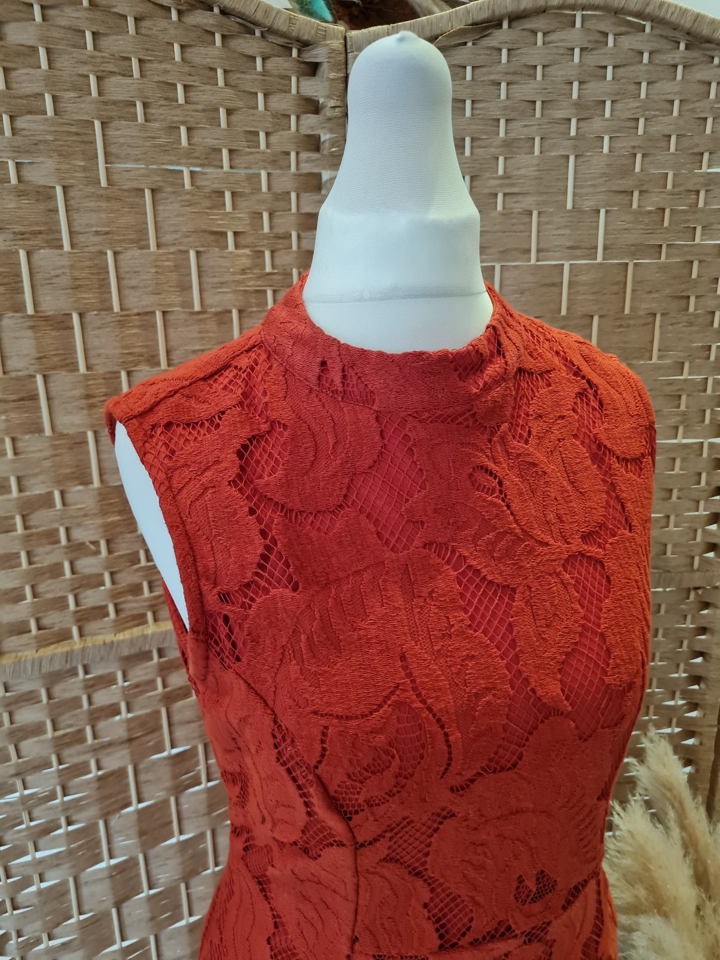 Per Una Rust lace Dress size 10 The Wardrobe Per Una Rust lace Dress size 10 The Wardrobe