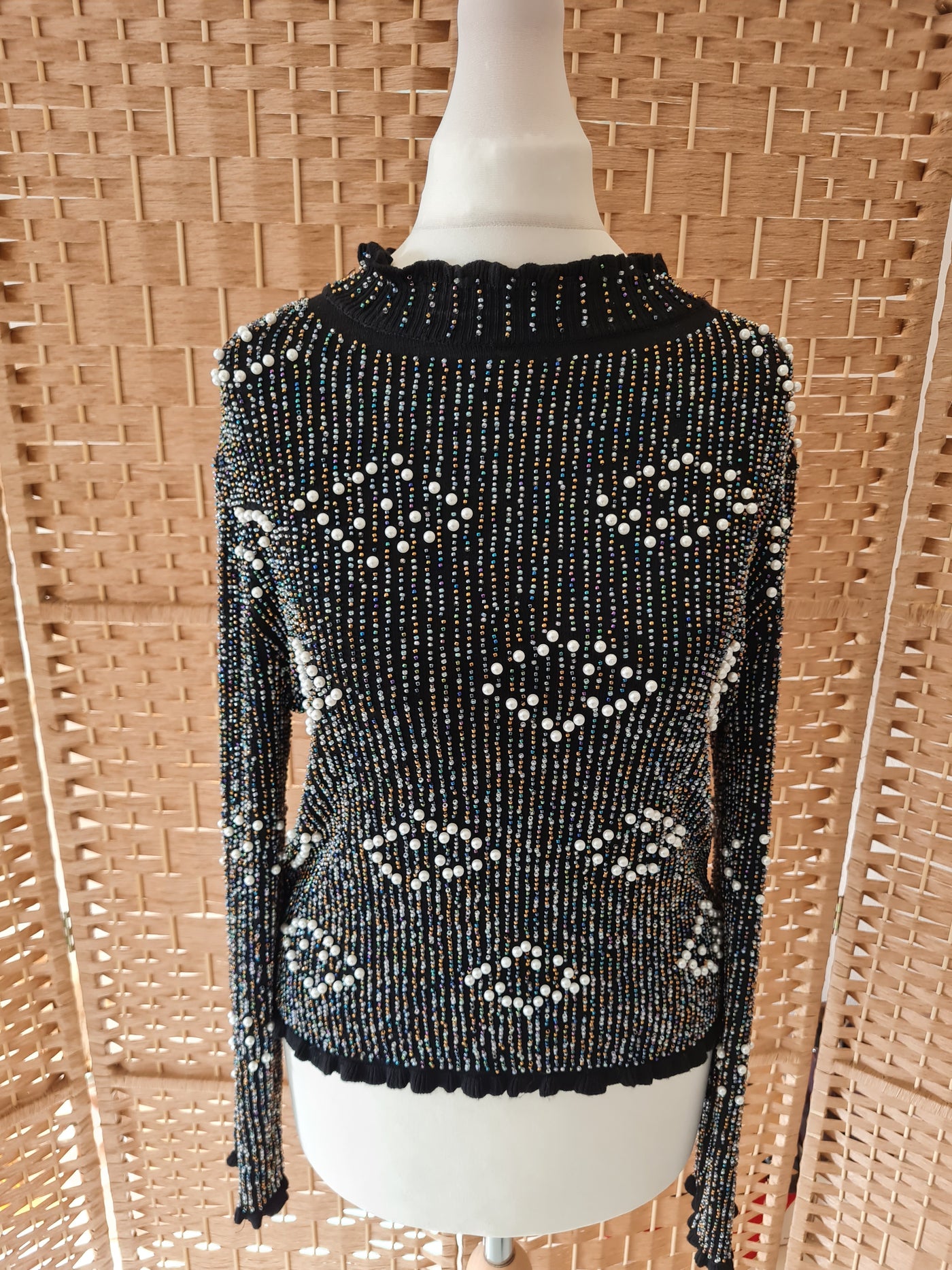 Zara sequin jumper L