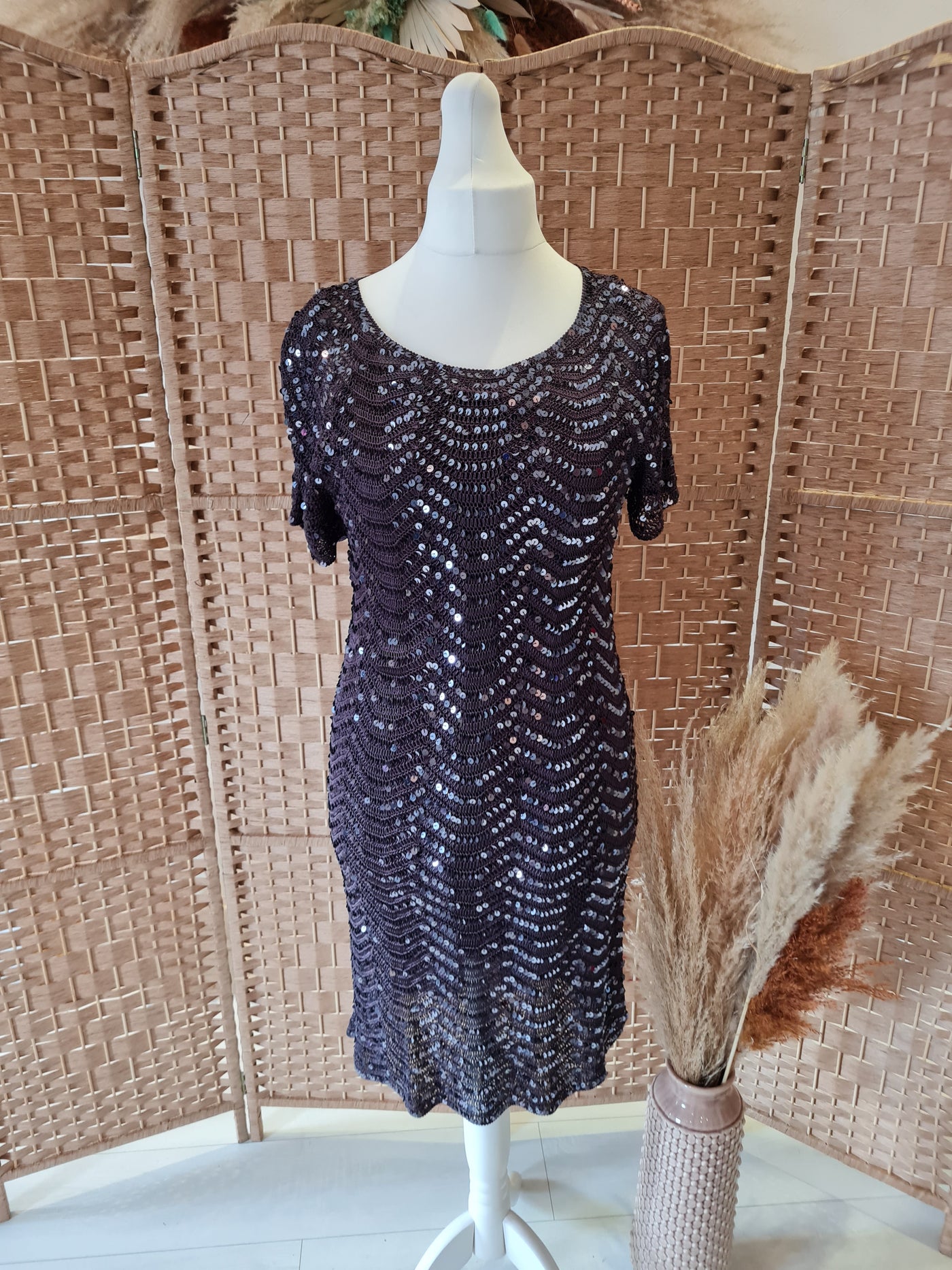M&S Crochet sequin Dress 16 New The Wardrobe M&S Crochet sequin Dress 16 New The Wardrobe