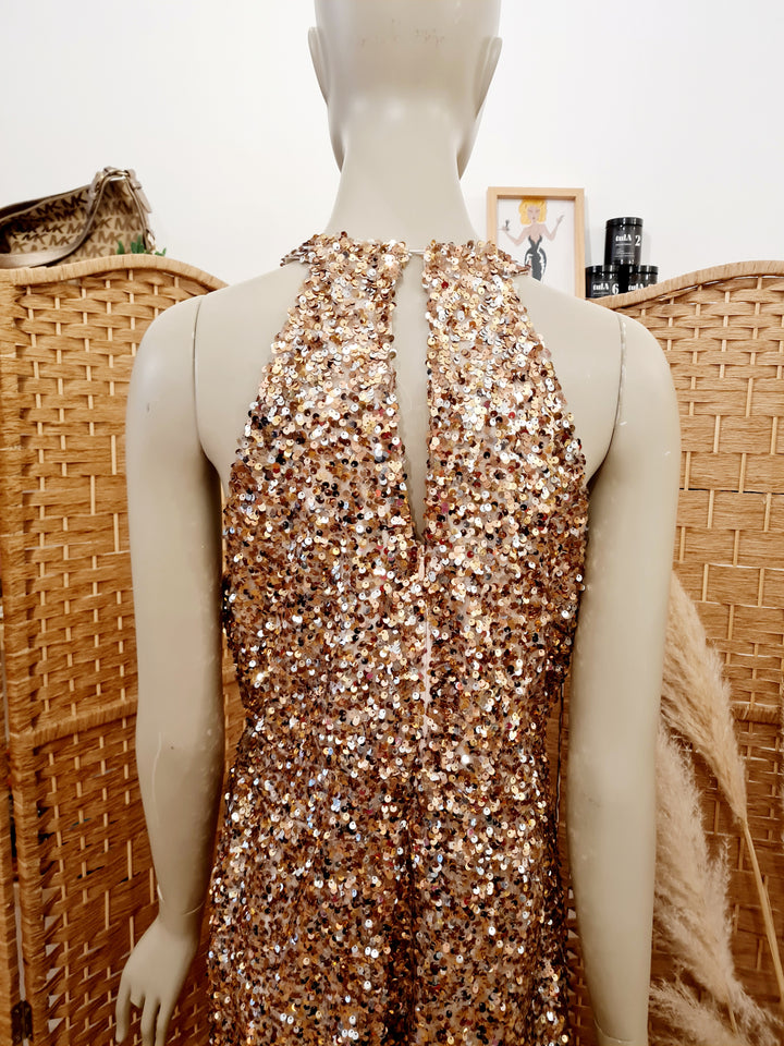 Jumper Dress River Island Gold Sparkle Jumper River Island Plus Purple  Sequin Feather Mini Dress