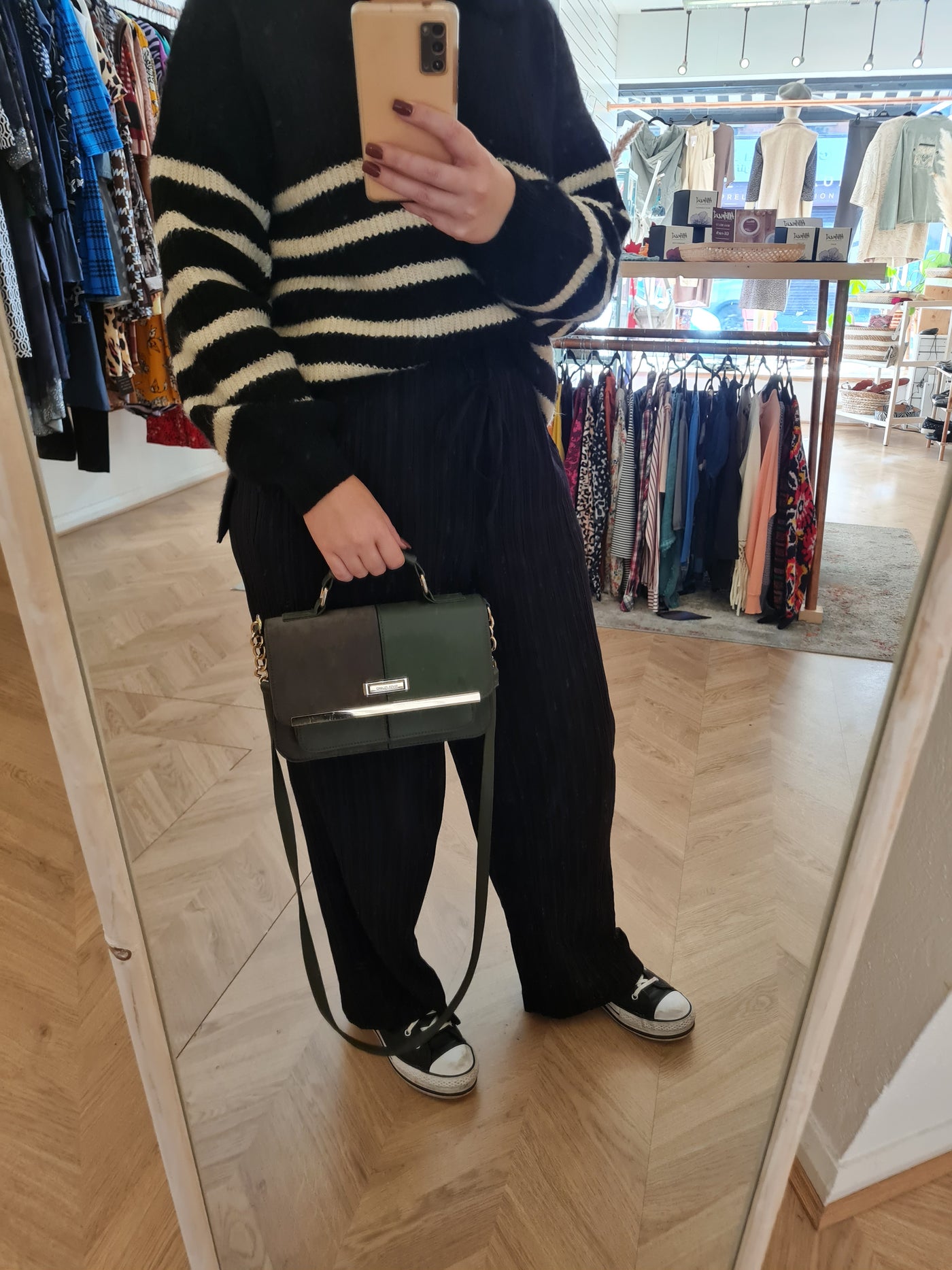 River Island green Crossbody bag