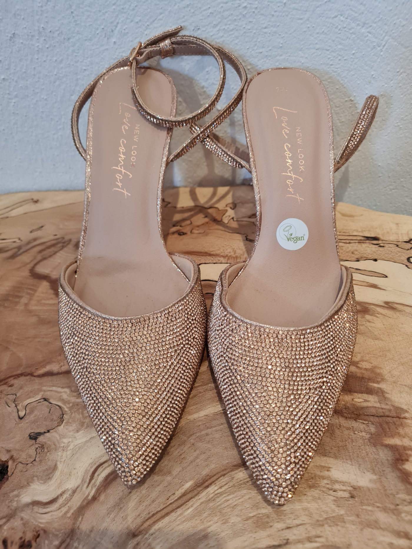 New look Rose Gold shoes 7 New RRP £29.99