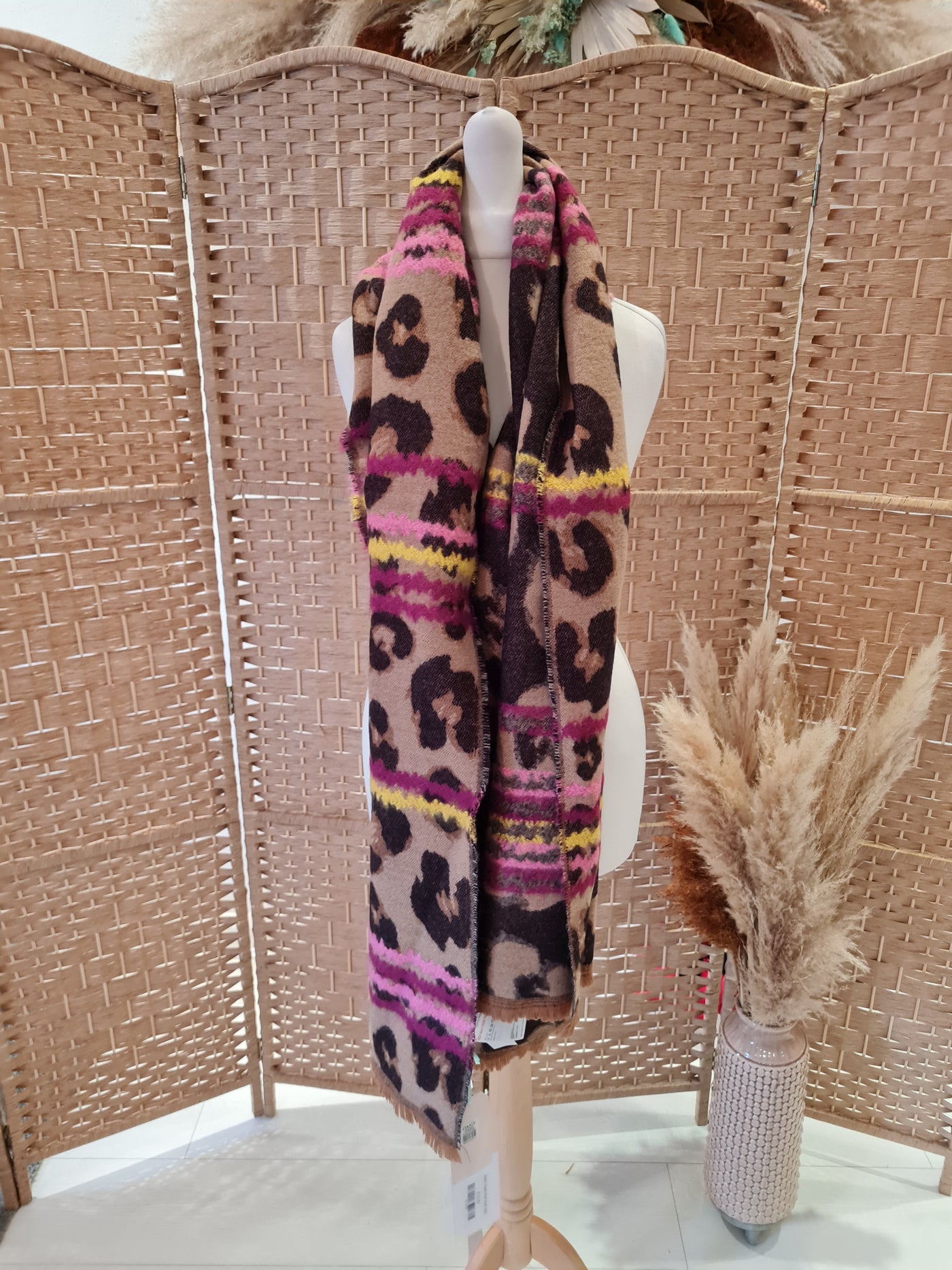 Oasis Taupe Multi Scarf New