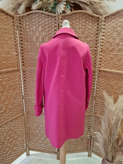 Topshop pink coat 8