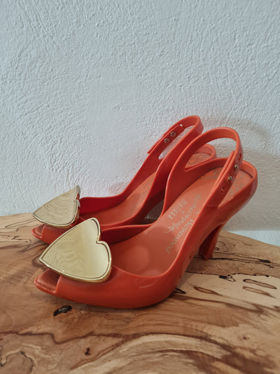 Vivienne Westood Orange Heels 4