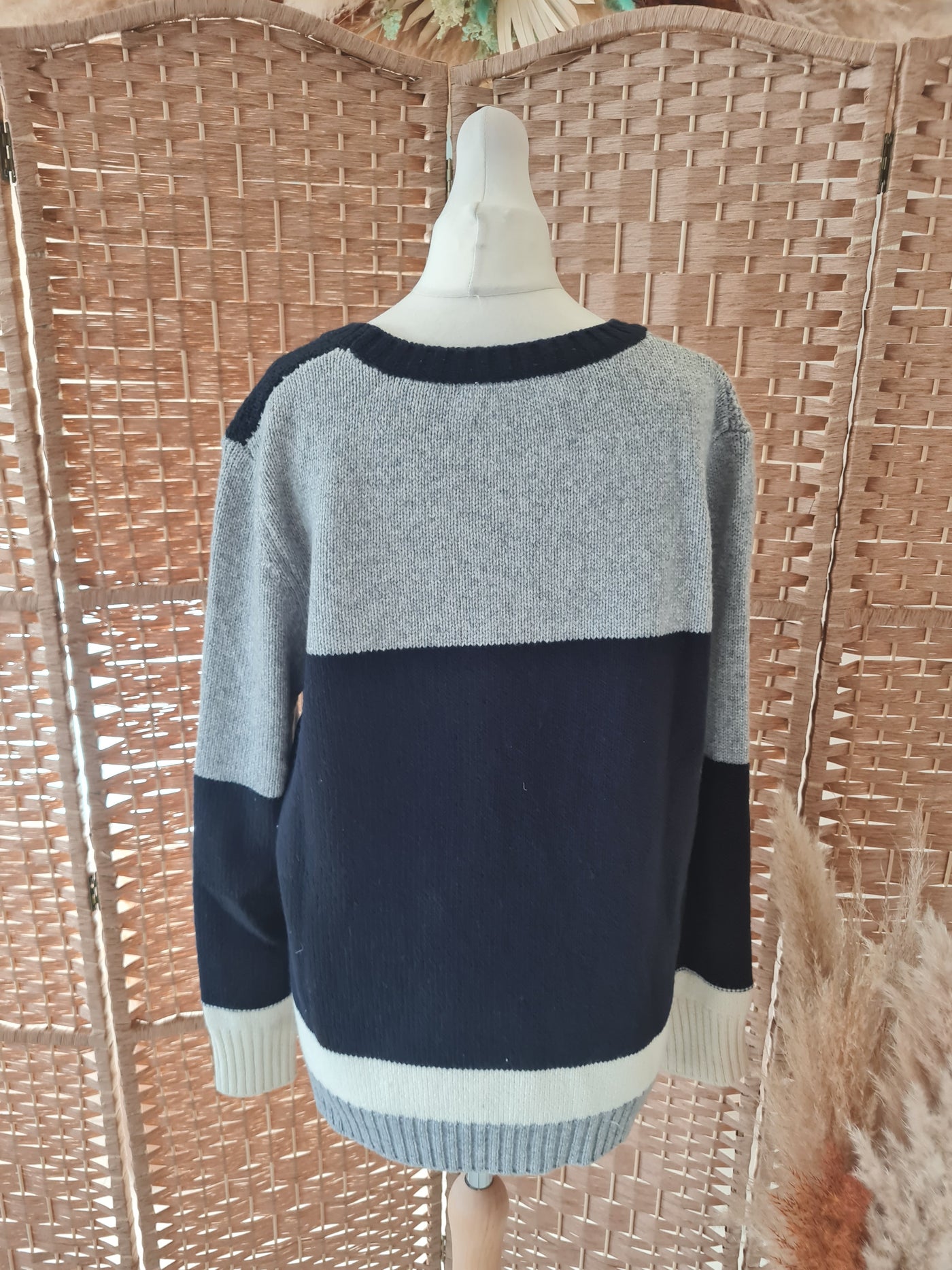 Oui Grey cable jumper 16