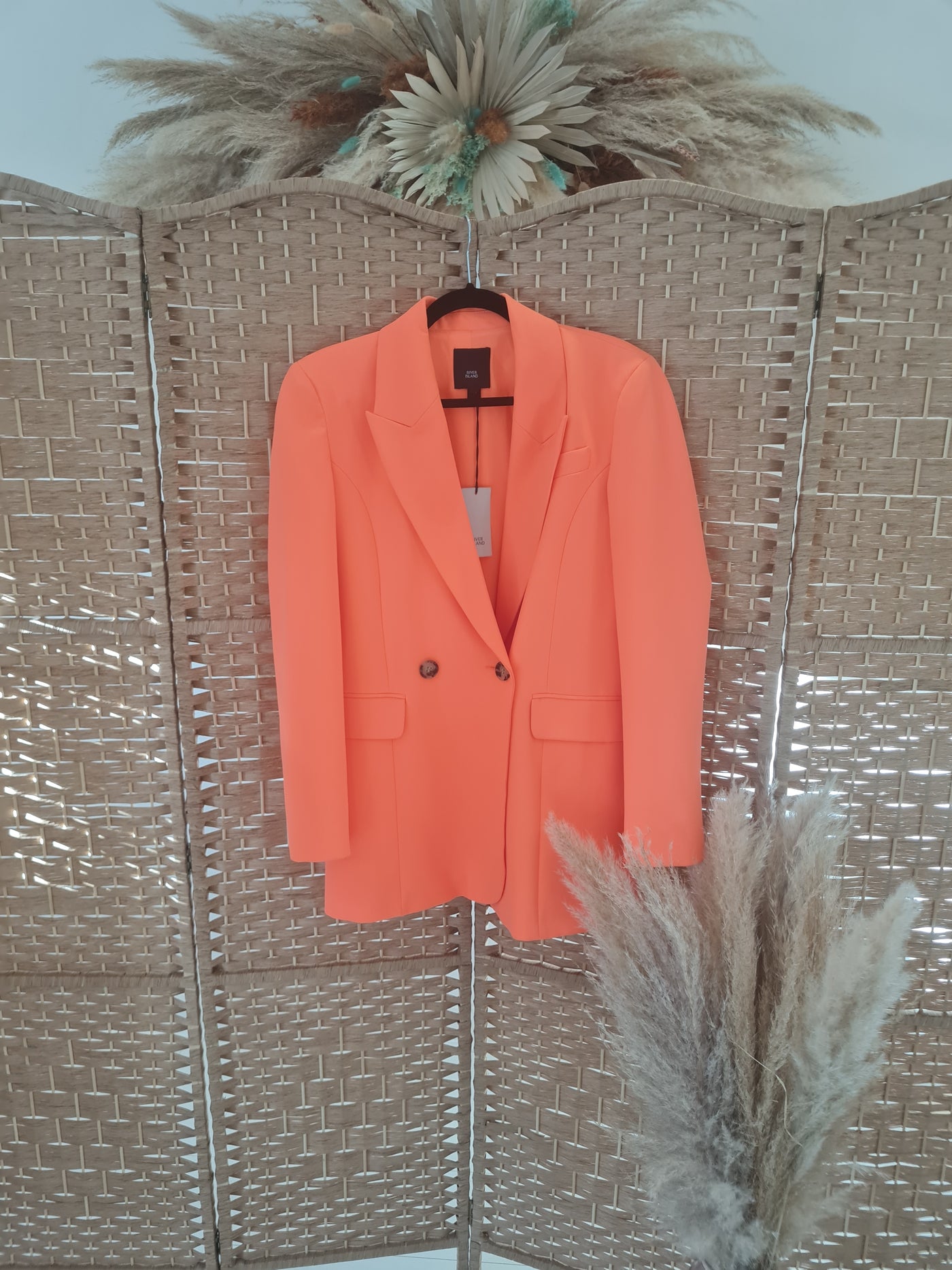 River island Coral Trouser Suit 8/6 New