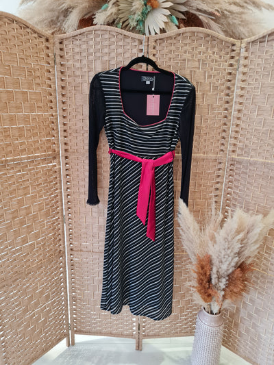 Blushing x Shelley Klassen Stripe Dress 14/16