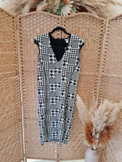 H&M Dogtooth shift L