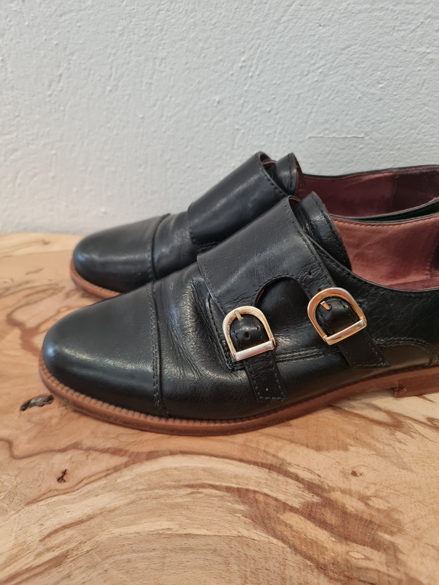 Russell & Bromley Black Brogues Size 4