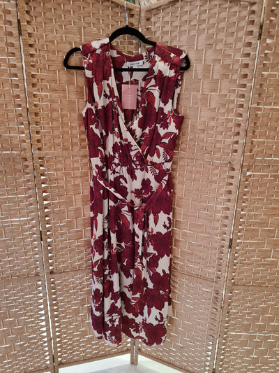 Preview Burgundy Floral Dress 14