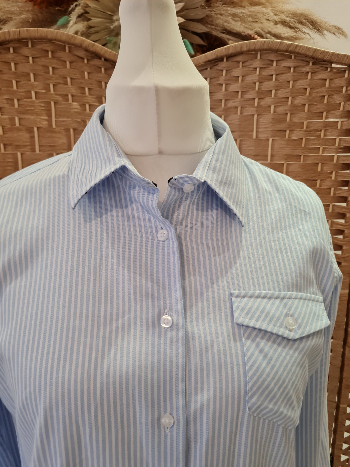 Rydale Blue stripe blouse 16