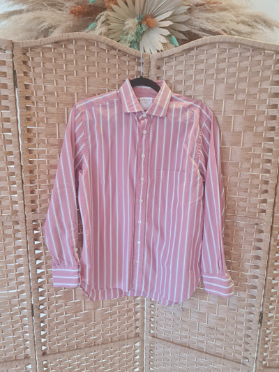 Pink Shirtmaker London Stripe Shirt 10