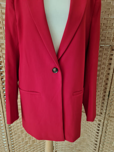Part Two Red Blazer Size 12