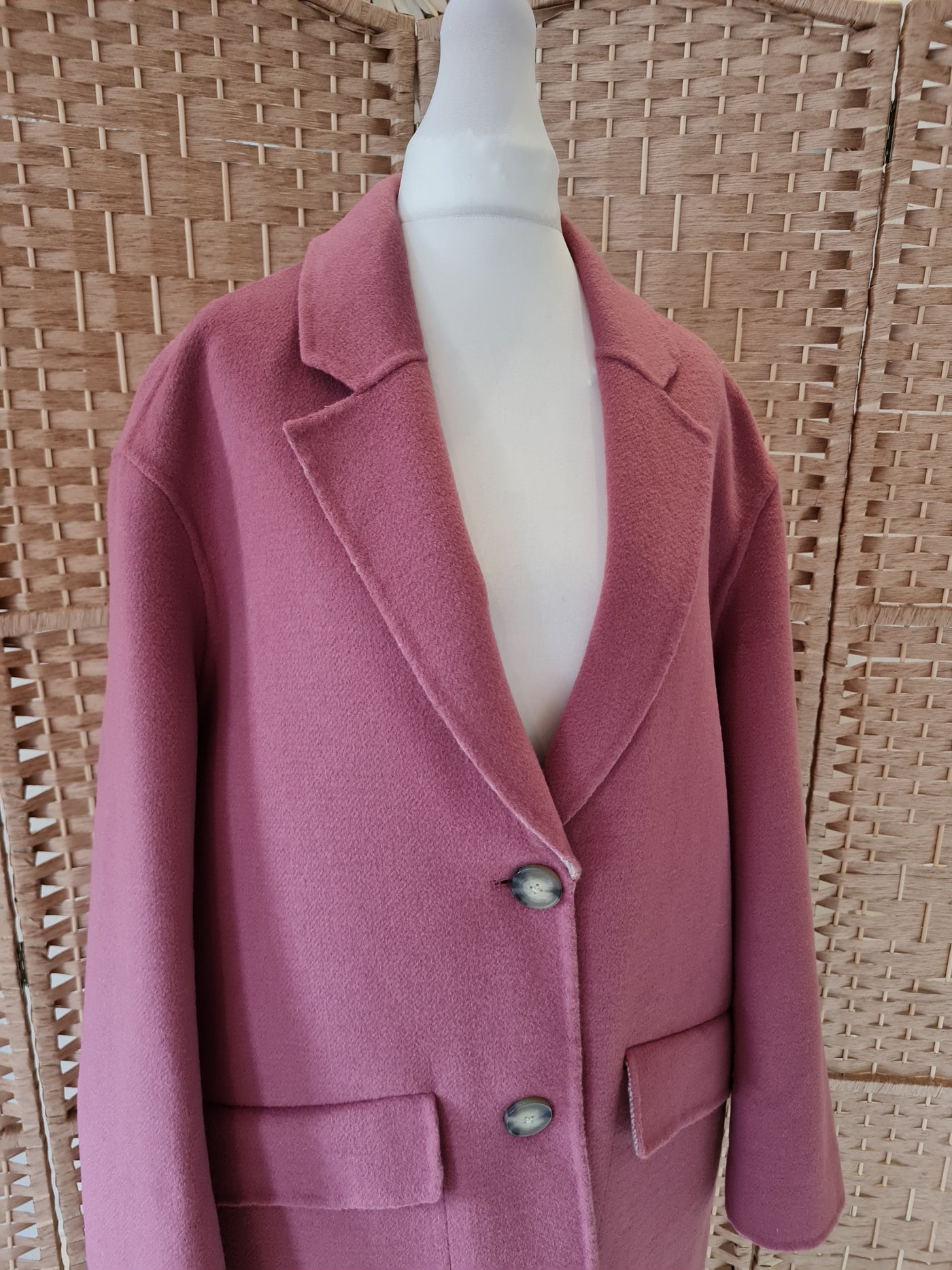 M&S Autograph Pink Coat Size 14 NWT RRP £119